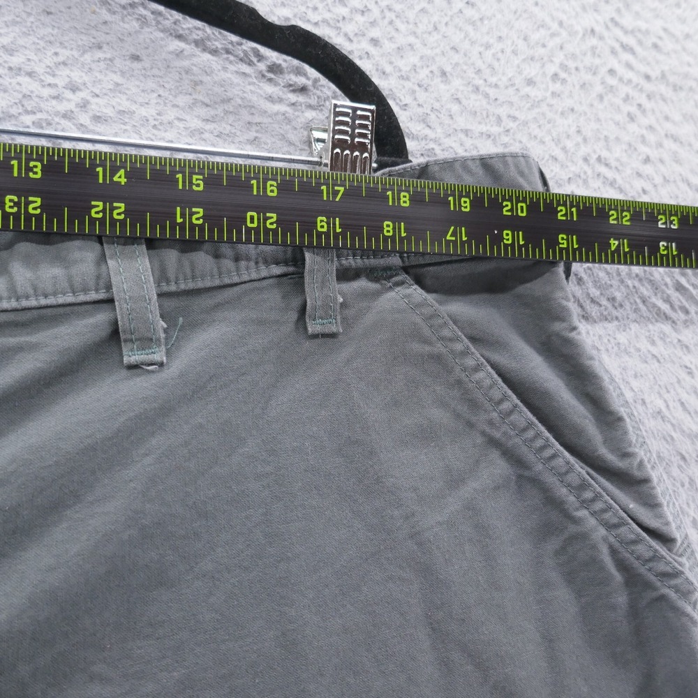 Carhartt Mens Gray Canvas Work Shorts Size 42 Rugged Utility Streetwear Casual - Picture 6 of 11